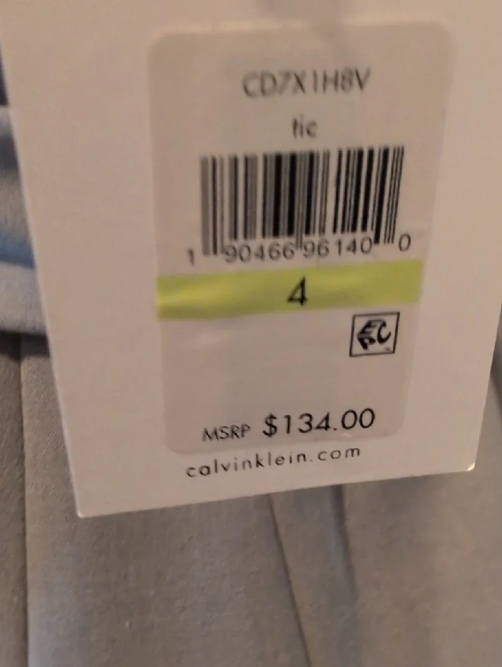 Calvin Klein polished sleeveless